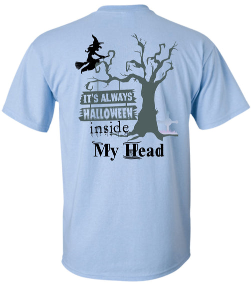 It's Always Halloween Inside My Head T Shirt, Wait For Halloween T Shirt