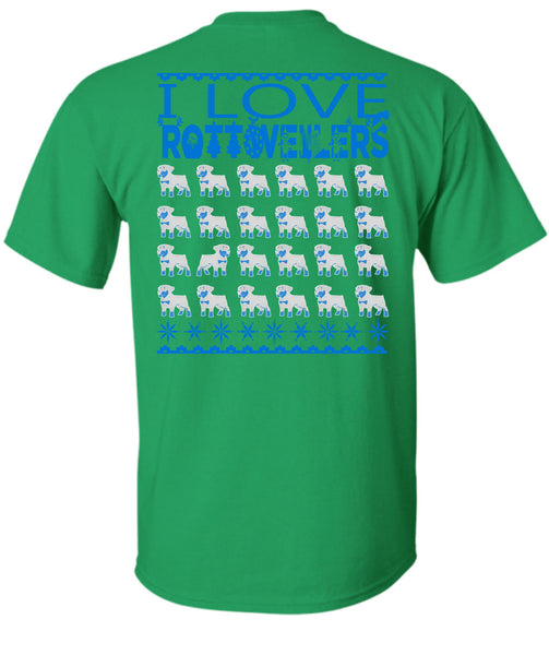 I Love Rottweilers T Shirt, I Love My Dog T Shirt