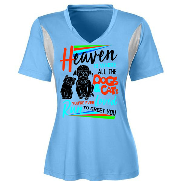 Heaven Is Where All The Dogs And Cats T Shirt, I Love My Dog T Shirt, Awesome T-Shirts