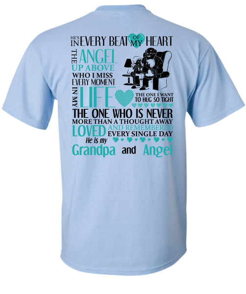 Grandpa And Angel T Shirt, I Love Grandpa T Shirt
