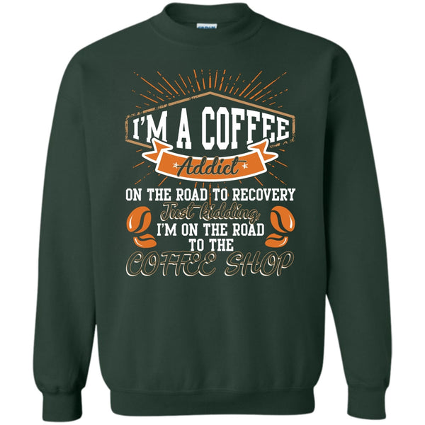 I'm On The Road To The Coffee Shop T Shirt, Coolest Bartender Sweatshirt