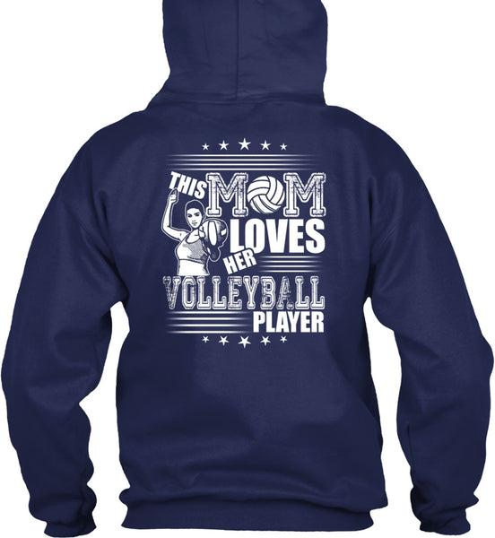 This Mom Loves Her Volleyball Player T Shirt, Being A Volleyball Coach T Shirt
