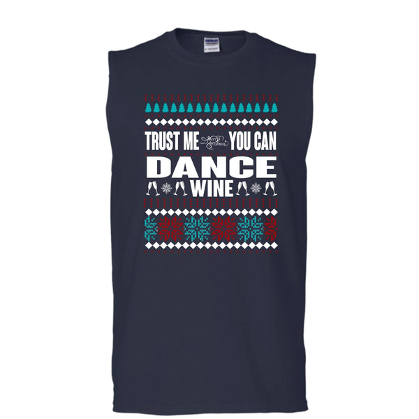 Trust Me T Shirt, Merry Christmas Tank Top (Men's Cotton Sleeveless)
