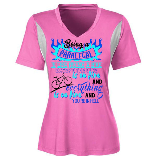 Being A Paralegal Is Like Riding A Bike T Shirt, Career T Shirt