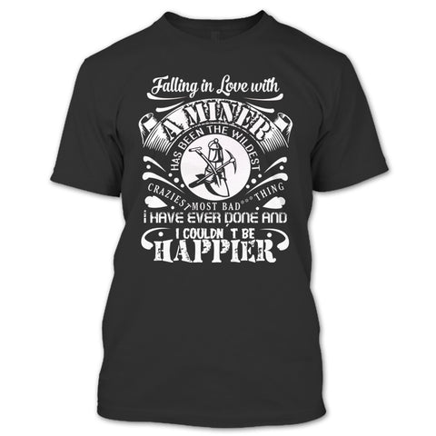 A black t-shirt with the shopify logo