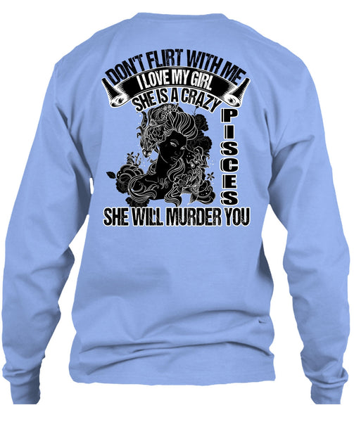 She Is A Crazy Pisces T Shirt, I Love Pisces T Shirt