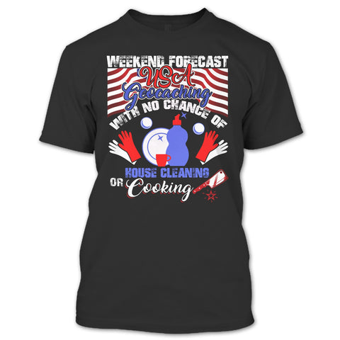 A black t-shirt with the shopify logo