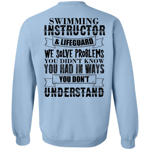 I Love Swimming T Shirt, Swimming Instructor Sweatshirt