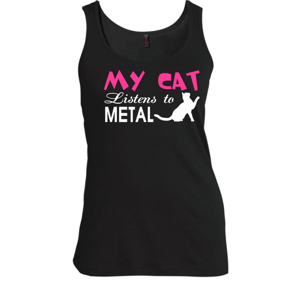 My Cat Listens To Metal Shirt, Cool Cat Shirt
