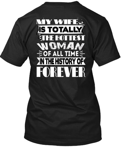 A black t-shirt with the shopify logo