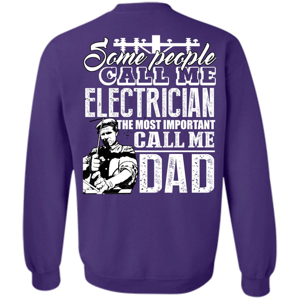Call Me Dad T Shirt, I Love Electrician Sweatshirt
