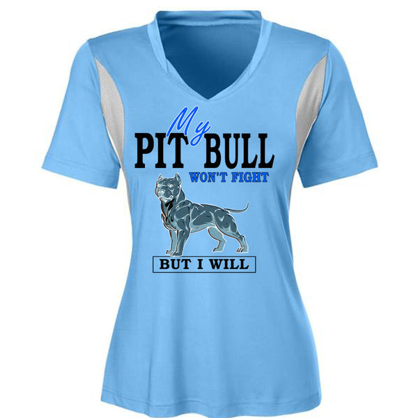 My Pit Bull Won't Fight T Shirt, I Love Dogs T Shirt, Awesome T-Shirts