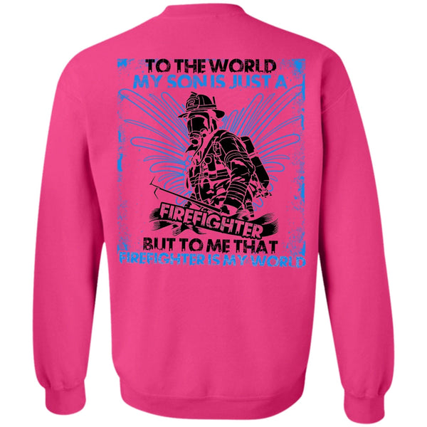 I Love Firefighter T Shirt, I'm Just A Girl Who Fell In Love Sweatshirt