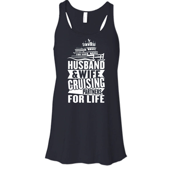 Husband & Wife T Shirt, Cruising Partners For Life T Shirt, Cool T Shirt