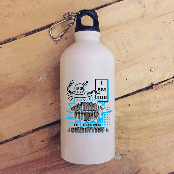 Emotionally Attached To Fictional Characters 20 oz Stainless Steel Bottle,Cool Outdoor Sports Water Bottle