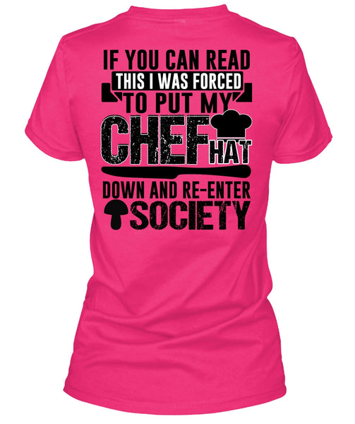 I Was Forced To Put My Chef T Shirt, I Love Cooker T Shirt