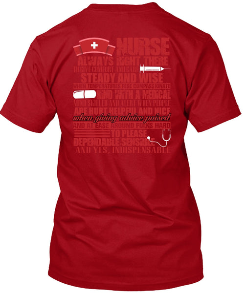 Nurse Always Right T Shirt, Kind With A Medical T Shirt