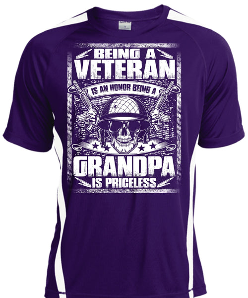 Being A Veteran T Shirt, Grandpa Is Priceless T Shirt, Cool Shirt
