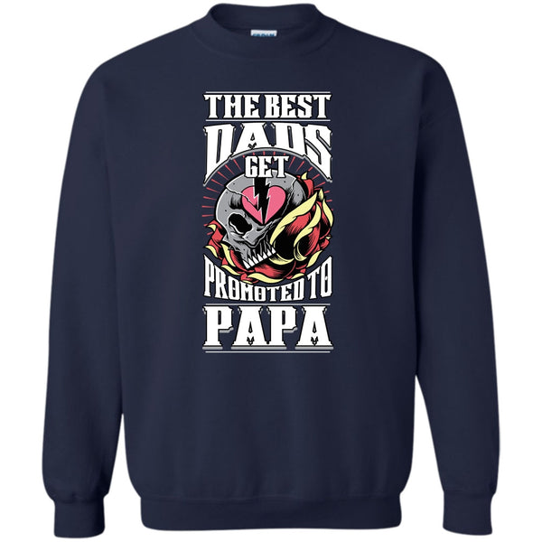 Get Promoted To Papa T Shirt, Coolest Papa Ever Sweatshirt
