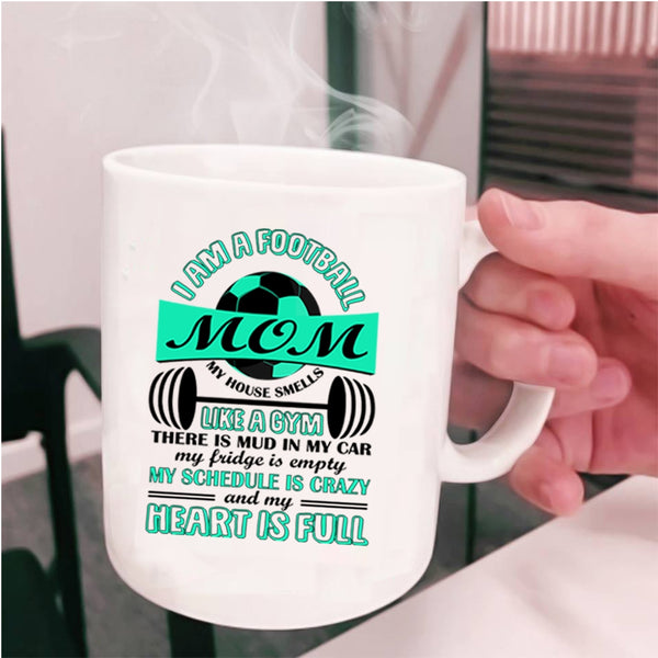 Cute Football Mom Coffee Mug, I Am A Football Mom Cup