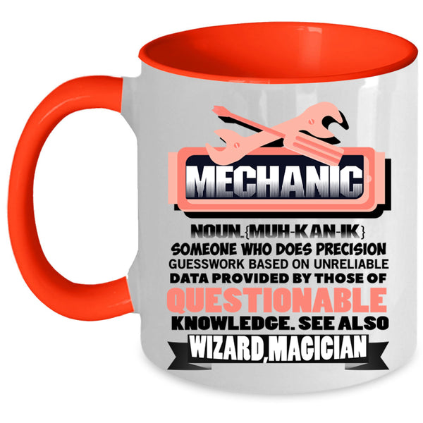 Cute Gift For Mechanics Coffee Mug, Mechanic Accent Mug