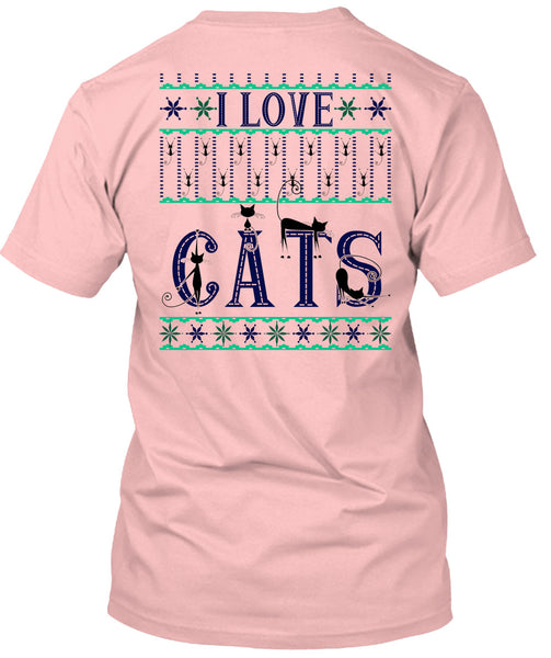 I Love Cats T Shirt, Happy New Year T Shirt