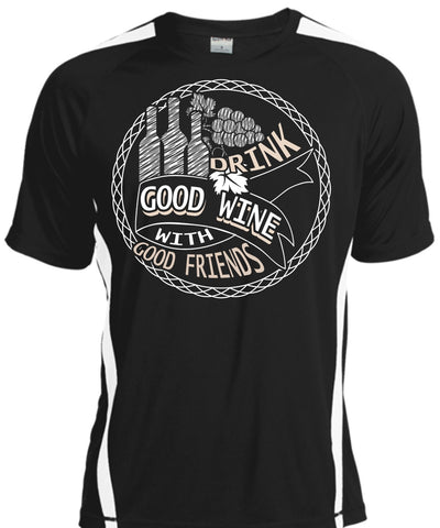 A black t-shirt with the shopify logo