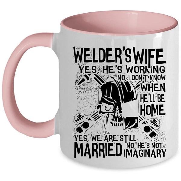 Cool Welder's Wife Coffee Mug, Welder's Wife Accent Mug