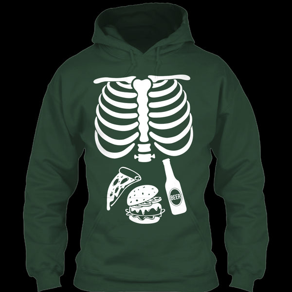 A black t-shirt with the shopify logo