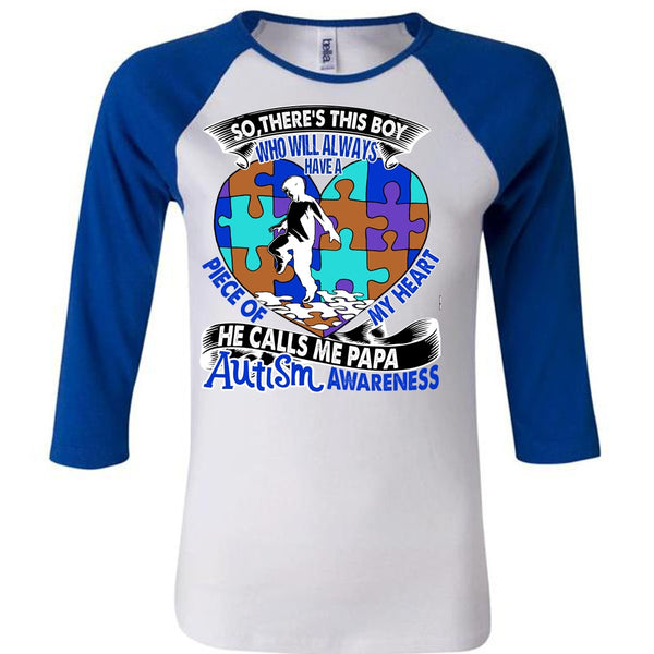 He Calls Me Papa Autism T Shirt, I Love Papa T Shirt, Awesome T-Shirts