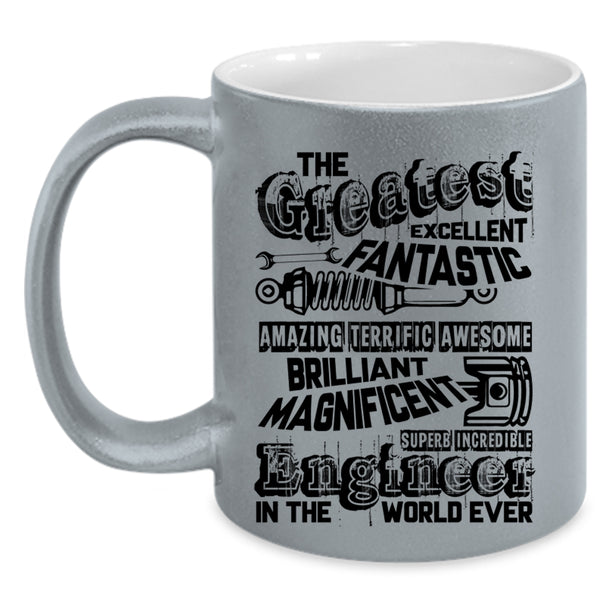 Funny Coffee Mug, Awesome Engineer In The World Ever Accent Mug