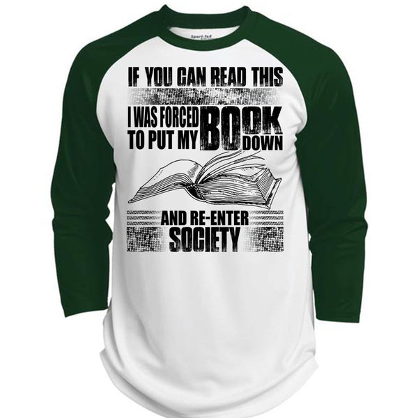 Yo Can Read This T Shirt, Put My Book Down T Shirt, Awesome T-Shirts  (Polyester Game Baseball Jersey)