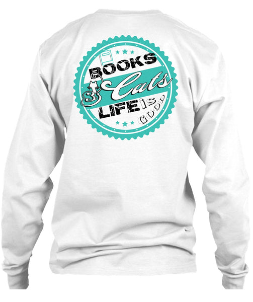 Books Cats Life Is Good T Shirt, Favorite T Shirt