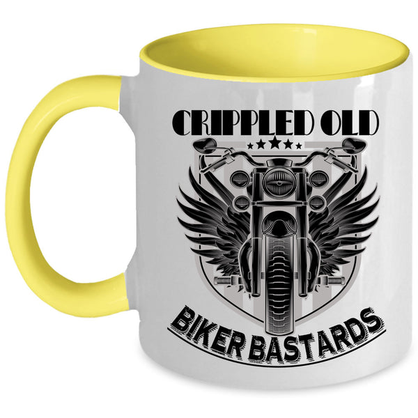 Biker Bastards Coffee Mug, Crippled Old Accent Mug