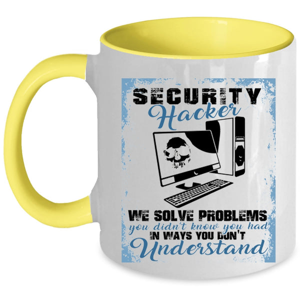 Cool Gift For Hackers Coffee Mug, Security Hackers Accent Mug