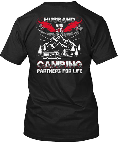 A black t-shirt with the shopify logo