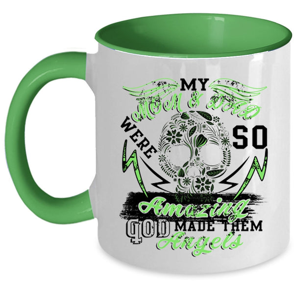 God Made Them Angels Coffee Mug, My Mom And Dad Were So Amazing Accent Mug