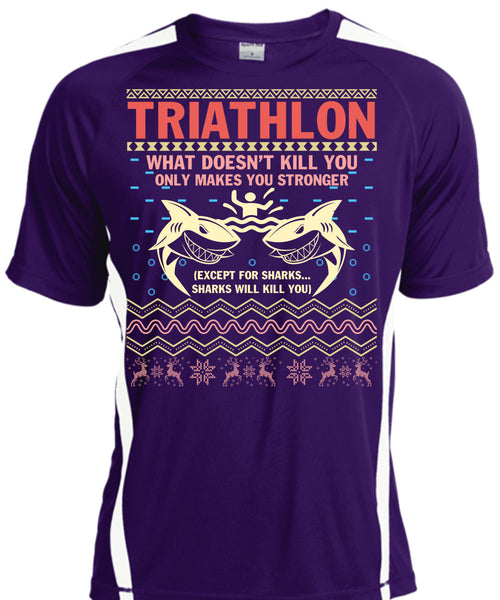 Triathlon What Doesn't Kill You T Shirt, I Love Christmas T Shirt, Cool Shirt