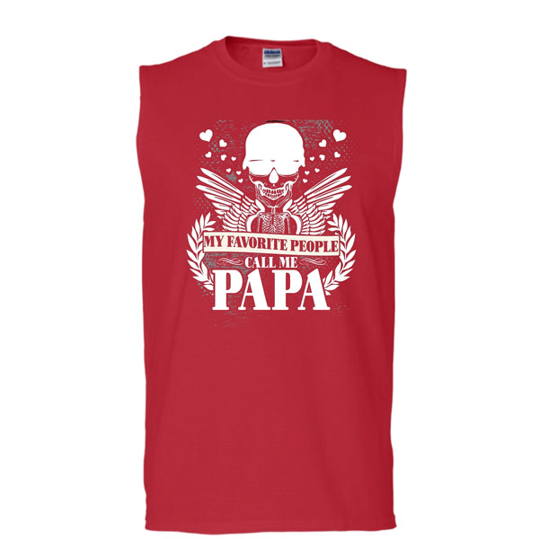 Best Papa Ever T Shirt, Father's Day Tank Top (Men's Cotton Sleeveless)