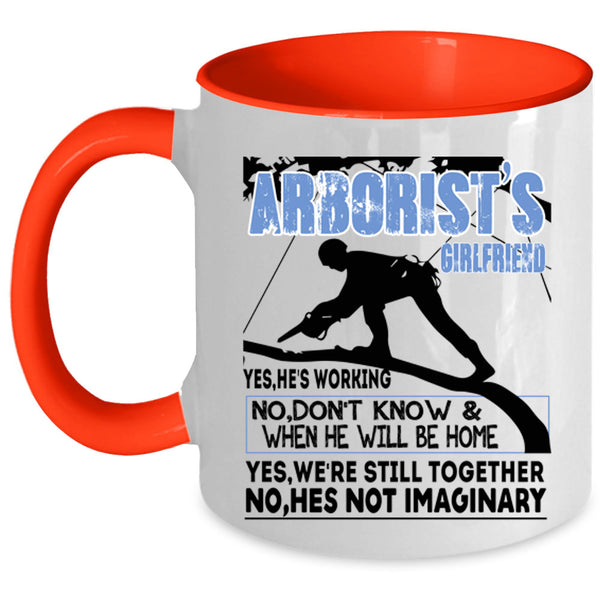 Cool Veteran Coffee Mug, Arborist's Girlfriend Accent Mug