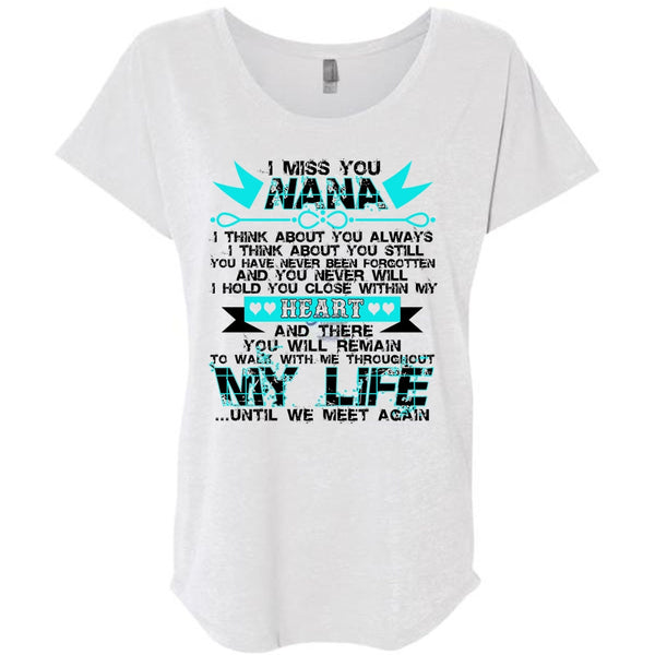 I Miss You Nana T Shirt, I Love Nana T Shirt, Awesome T-Shirts