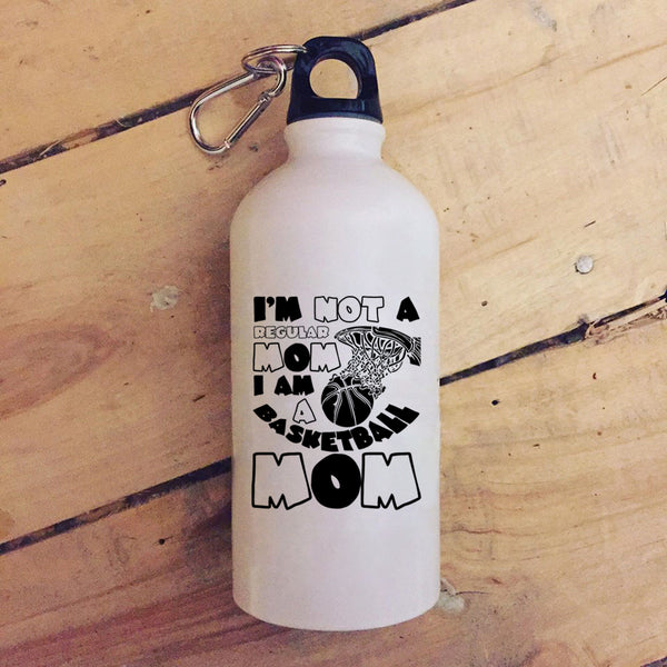I'm Not A Regular Mom 20 oz Stainless Steel Bottle,I Am A Basketball Mom Outdoor Sports Water Bottle