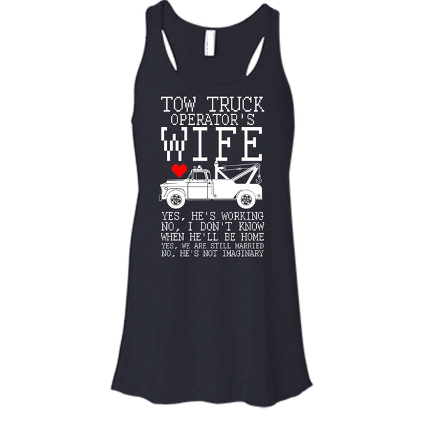 Tow Truck Operator's Wife T Shirt, I'm A Truck Operator's Wife T Shirt, Cool T Shirt