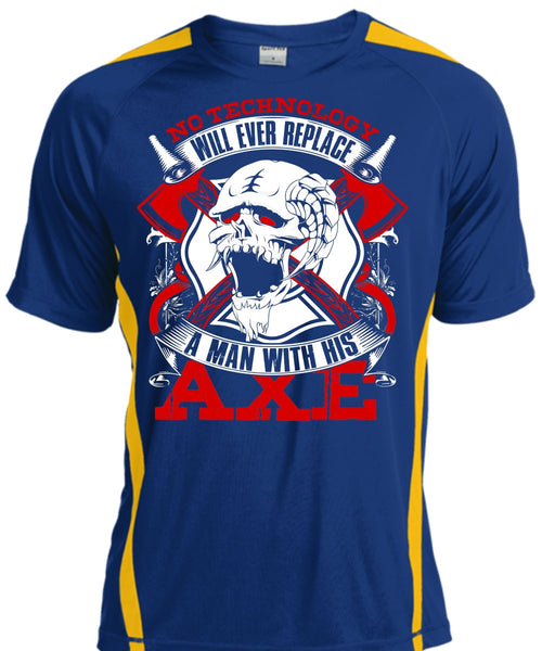 Replace A Man With His AXE T Shirt, Being A Firefighter T Shirt, Cool Shirt
