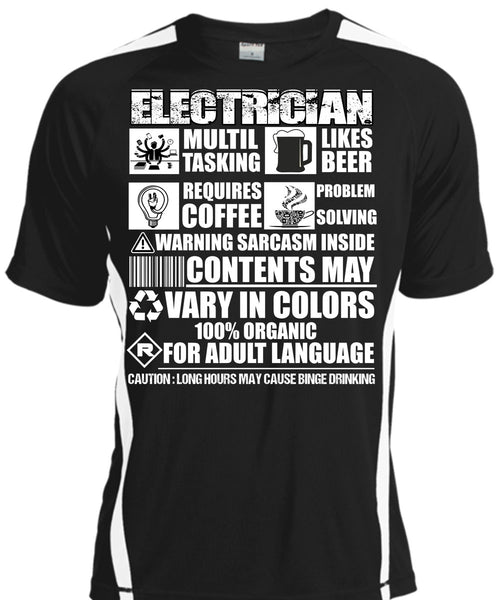 A black t-shirt with the shopify logo