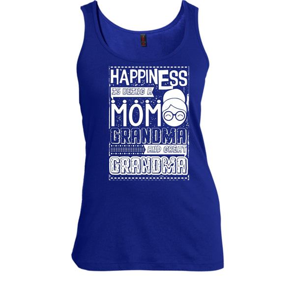 Happiness Is Being A Mom T Shirt, Grandma Tank Top
