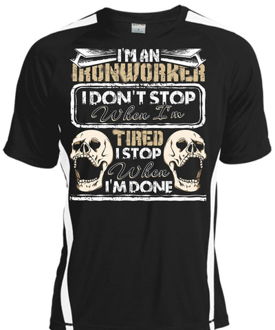 A black t-shirt with the shopify logo