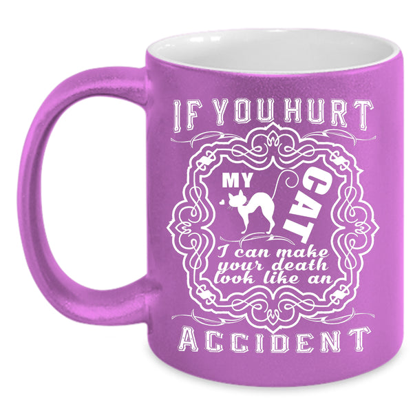 Don't Hurt My Cat Coffee Mug, I Love My Cat Coffee Cup