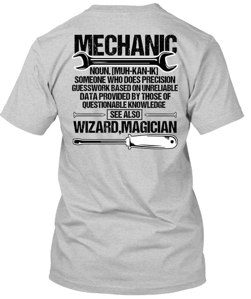 Does Precision Guesswork T Shirt, I Love Mechanic T Shirt