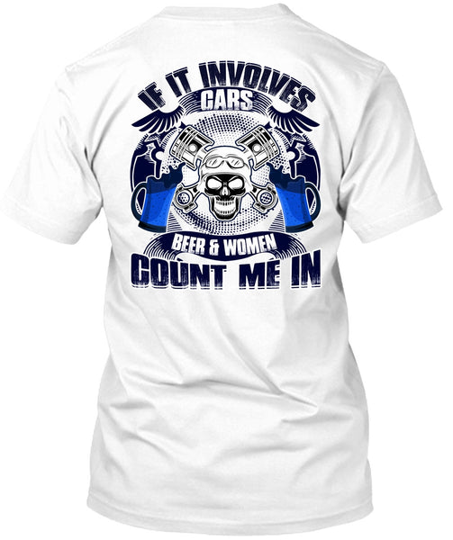 A black t-shirt with the shopify logo